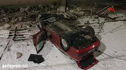 Kayseri’de Otomobil Sulama Kanalına Düştü: 1 Yaralı