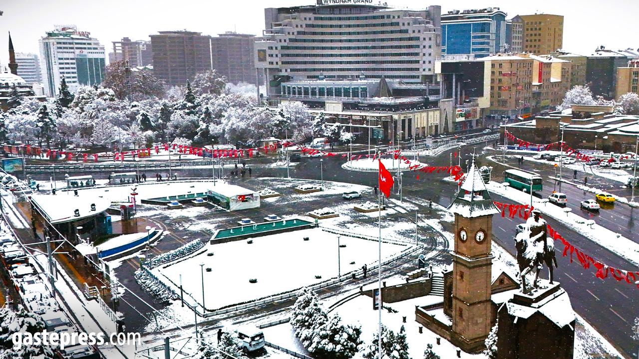 Kayseri'nin en soğuk yeri Pınarbaşı oldu!