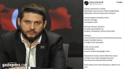 Serhan Çetinsaya'dan haddini aşan sözler!