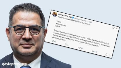 Valiler Kararnamesi Bu Gece mi Geliyor? Gözler Erdoğan’ın İmzasında!