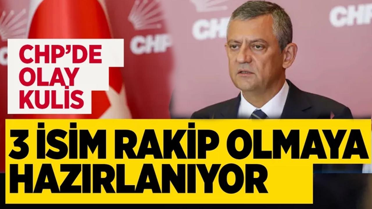 3 isim Özgür Özel'e rakip olmak için kollar sıvadı!