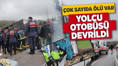 Antalya’da Yolcu Otobüsü Devrildi: Ölü ve Yaralılar Var!