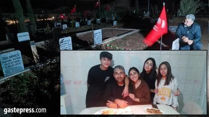 Depremde Tüm Ailesini Kaybeden Baba, 04.17’de Mezar Başında Gözyaşlarına Boğuldu!