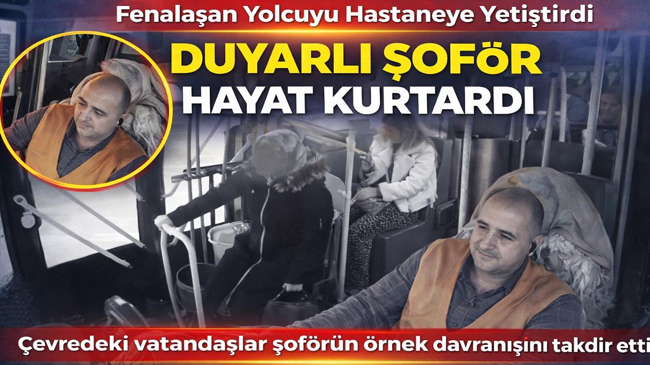 Duyarlı Şoför Hayat Kurtardı!