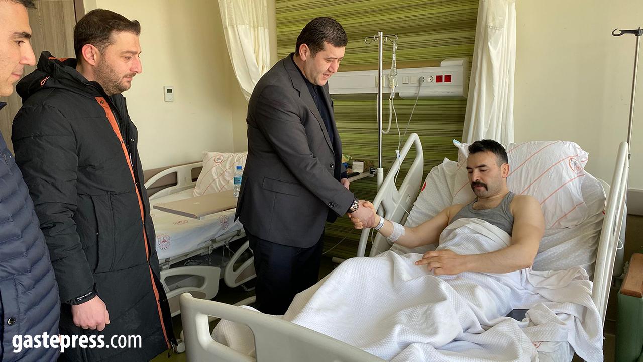 Ersoy’dan Yaralı Özel Harekât Polisine Ziyaret!