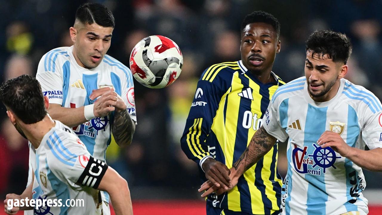 Fenerbahçe sahasında Erzurumspor'u 3-1 mağlup etti!