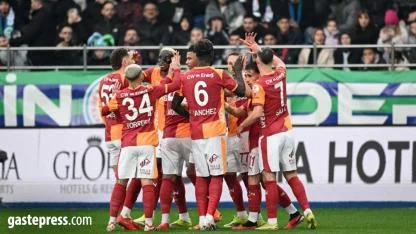 Galatasaray Rize’de rahat kazandı!