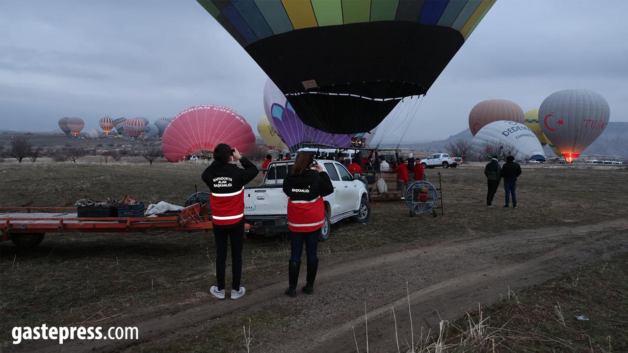 Kapadokya’da Balon Uçuş Alanlarına Denetimler Sürüyor!