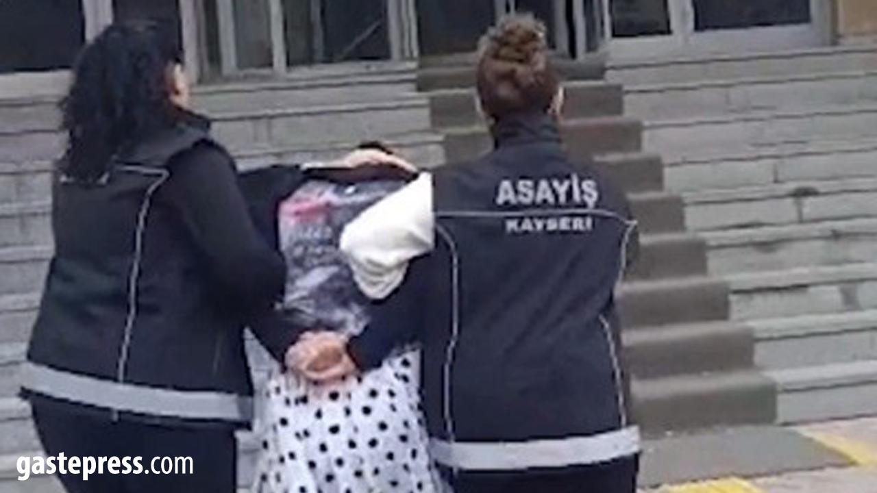 Kayseri’de 12 Yıl 10 Ay Hapis Cezası Bulunan Kadın Hükümlü Yakalandı!