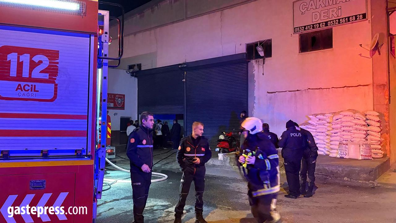 Kayseri’de Hayvansal Yan Ürünler Tesisinde Yangın!