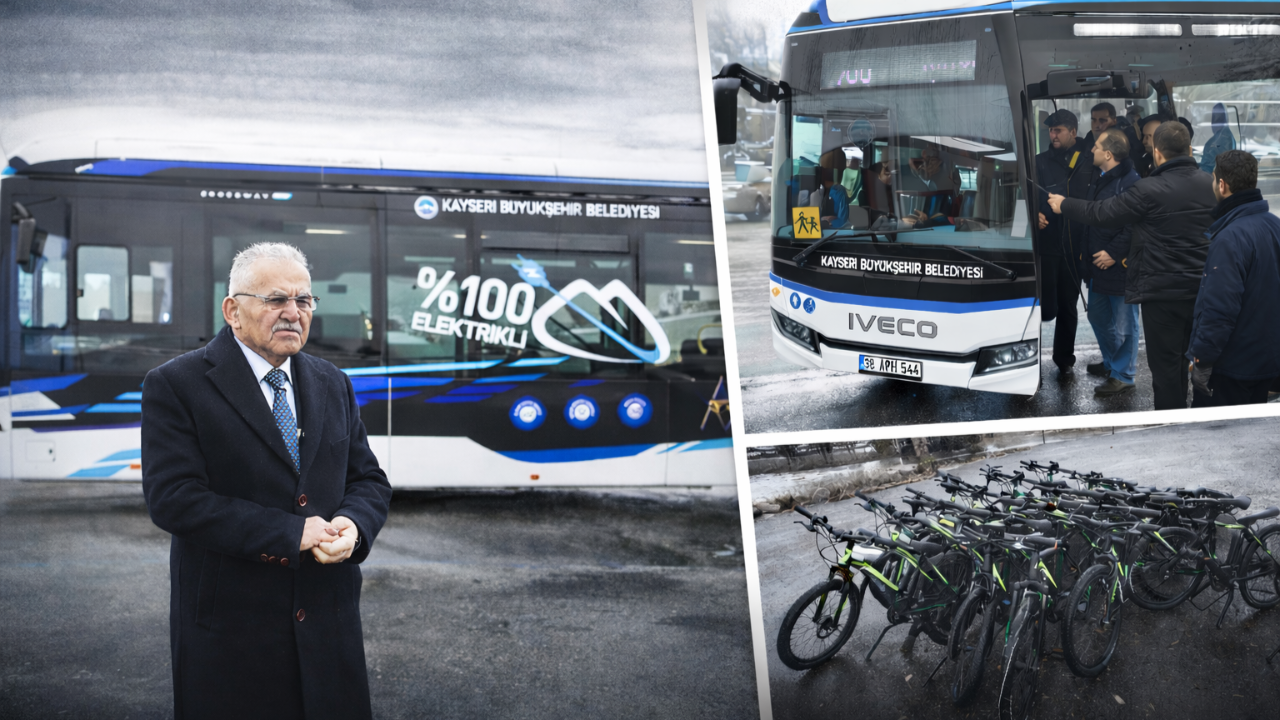 Memduh Büyükkılıç Elektrikli Otobüs ve Bisikletleri İnceledi!