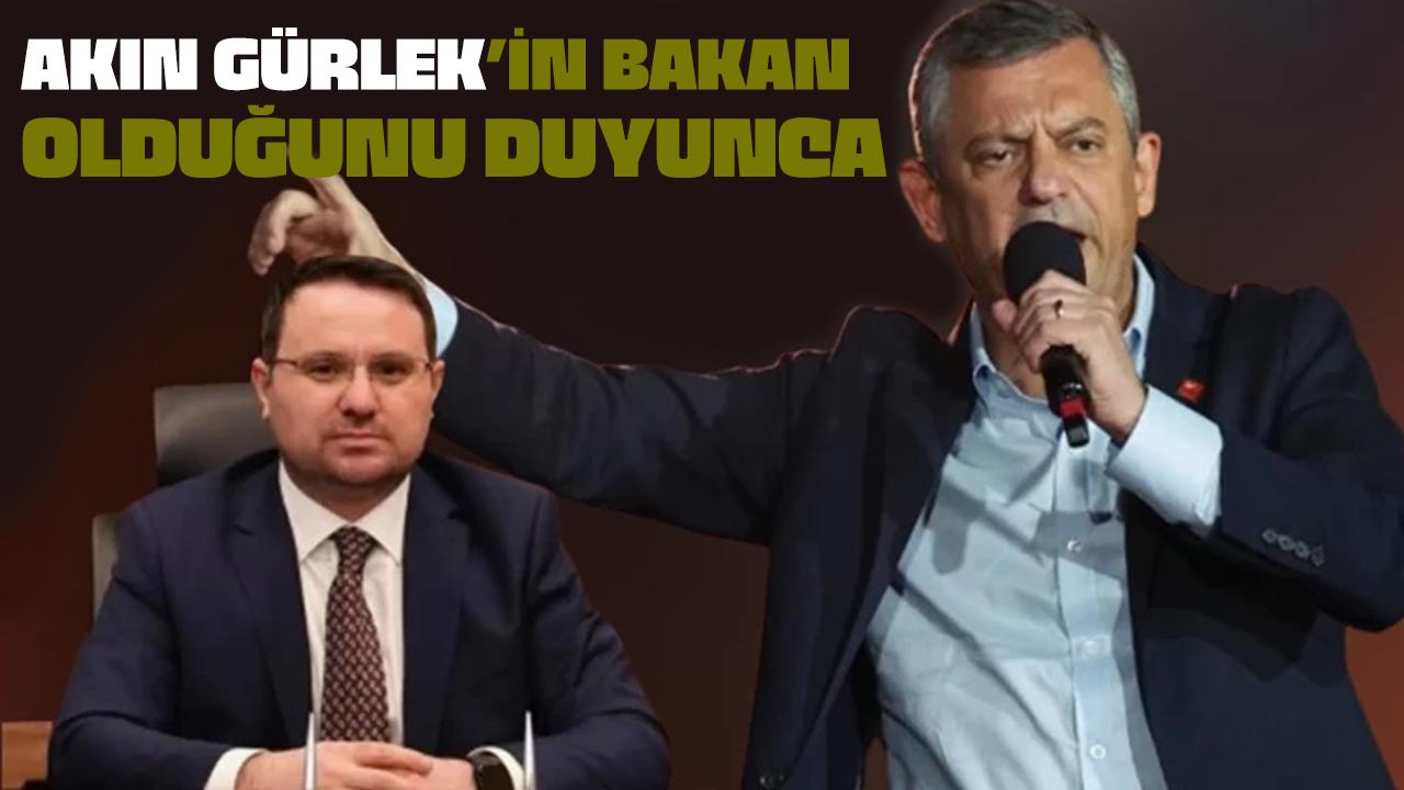 Özgür Özel çıldırdı Adalet Bakanı olan Akın Gürlek'le ilgili açıklama!