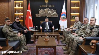 Polis Özel Harekat Başkanı Ünsal Hayal’den Vali Çiçek’e Ziyaret!