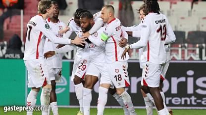 Samsunspor Konferans Ligi'nde son 16'da!