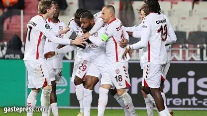 Samsunspor Konferans Ligi'nde son 16'da!