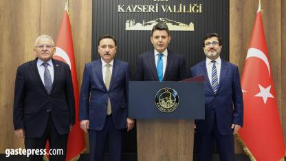 Ulaştırma ve Altyapı Bakan Yardımcısı Osman Boyraz’dan Vali Gökmen Çiçek’e Ziyaret!