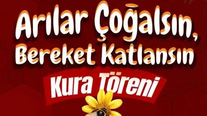 Büyükşehir'in Arılar Çoğalsın Bereket Katlansın Projesi'nde kura heyecanı!