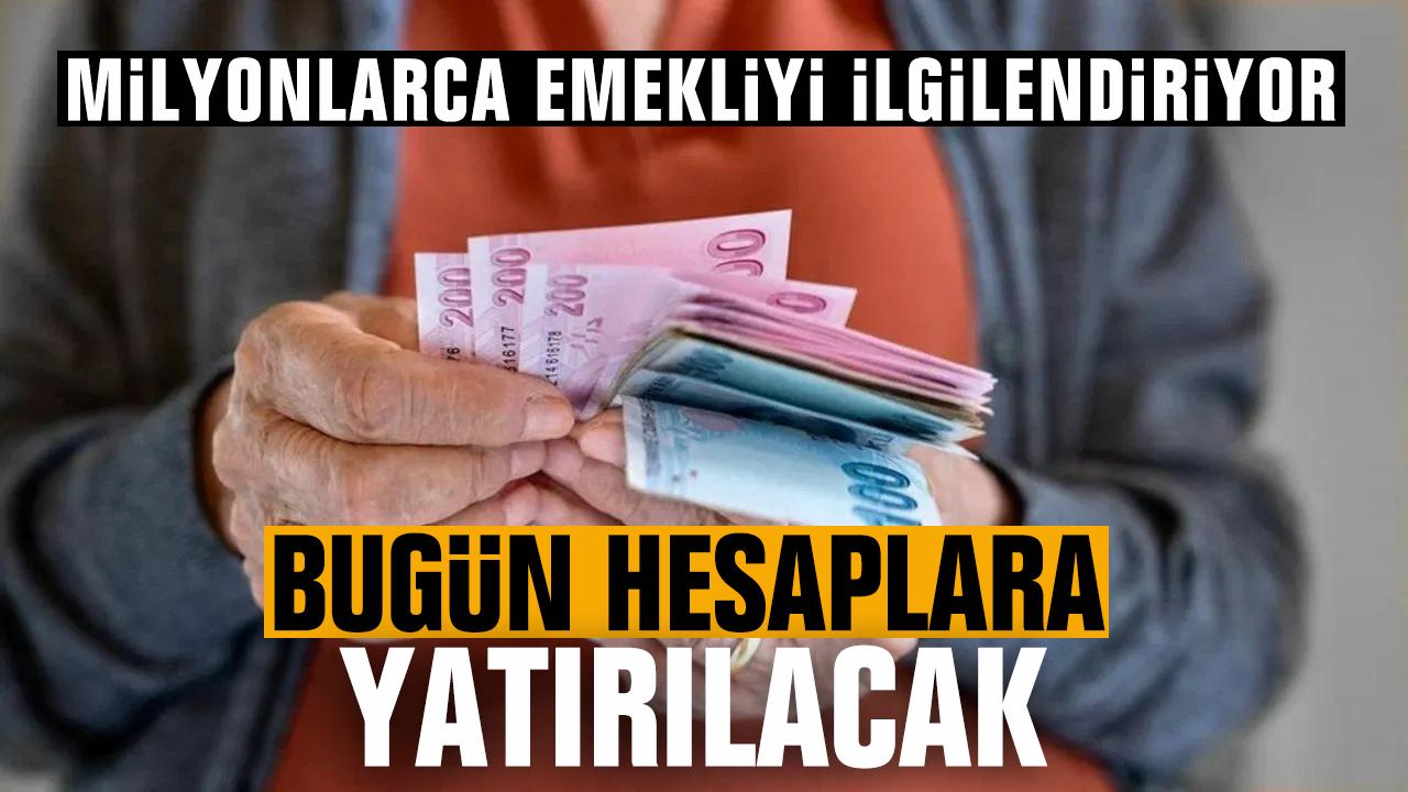 Emeklilerin Bayram İkramiyeleri Hesaplara Yatırılıyor!