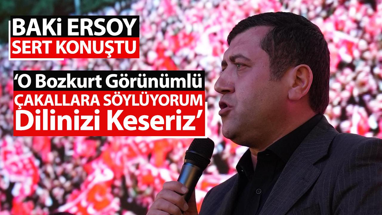 Ersoy’dan Sert Uyarı: ‘O Bozkurt Görünümlü Çakallara Söylüyorum, Dilinizi Keseriz’