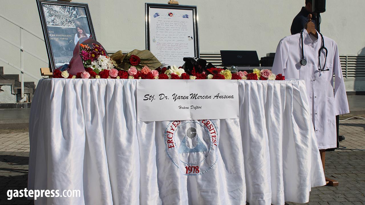 ERÜ Tıp Fakültesi Öğrencisi Yaren Mercan, Fakültesinde Anıldı!
