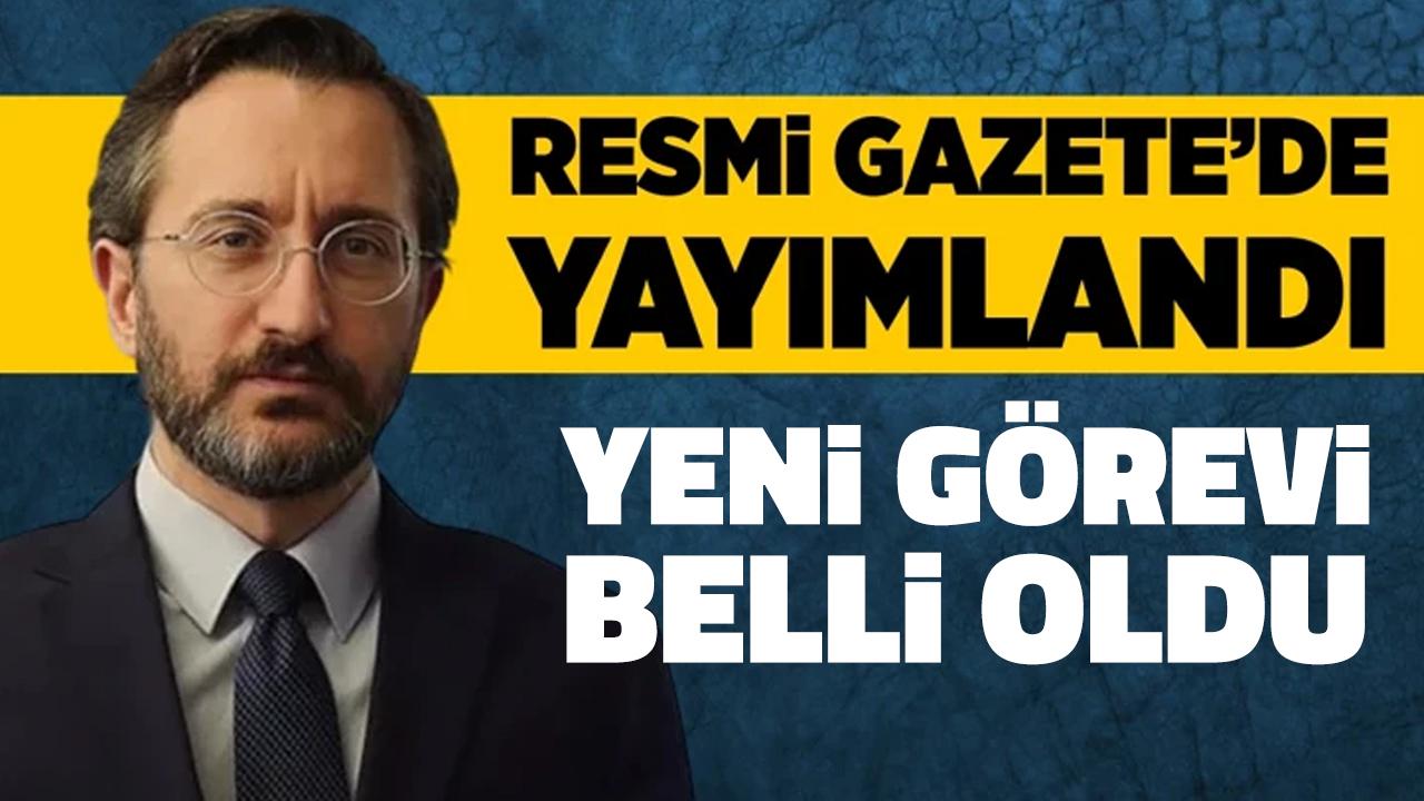 Fahrettin Altun Vatikan Büyükelçisi oldu!