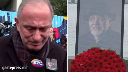 Fatih Altaylı İlber Ortaylı'nın cenazesinde ağlayarak anlattı: Aileden biriydi!