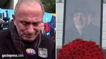 Fatih Altaylı İlber Ortaylı'nın cenazesinde ağlayarak anlattı: Aileden biriydi!