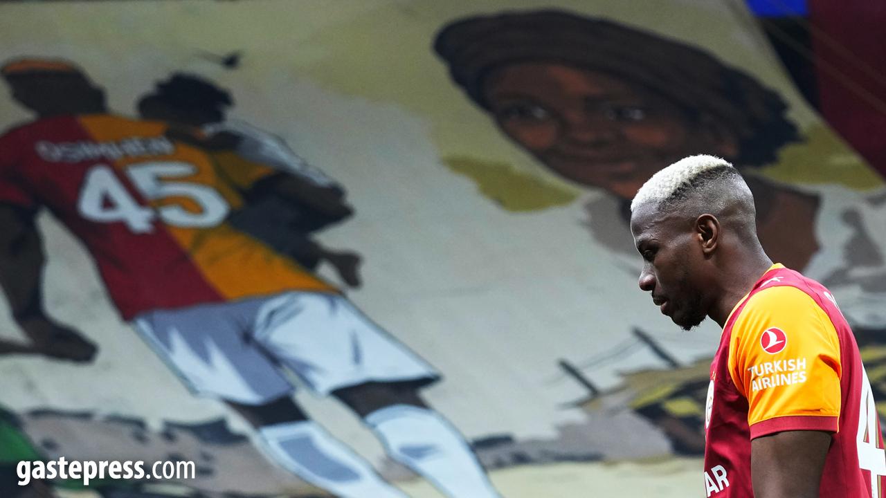 Galatasaray taraftarından Victor Osimhen'e özel koreografi!