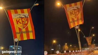 Kayseri Bayraklarla Donatıldı: Kapalı Kale’den Taraftara Maç Daveti!