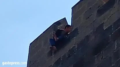 Kayseri Kalesi Surlarında İntihar Girişimi: Polis Kurtardı!