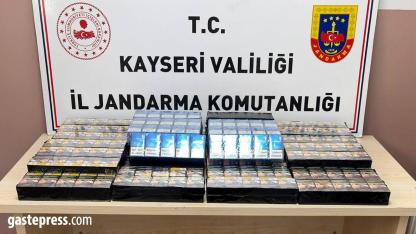 Kayseri’de 570 Paket Kaçak Sigara Ele Geçirildi!
