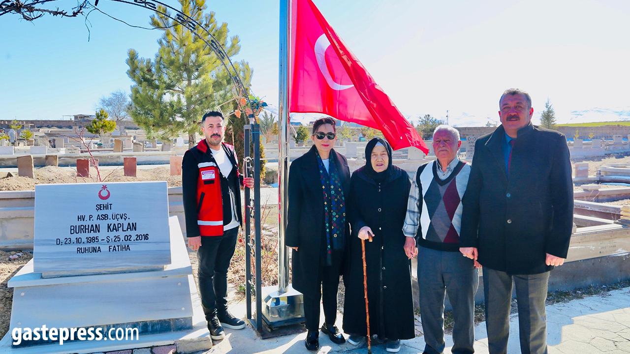 Kayseri’de Bayram Öncesi Şehit Kabirlerine Anlamlı Ziyaret!