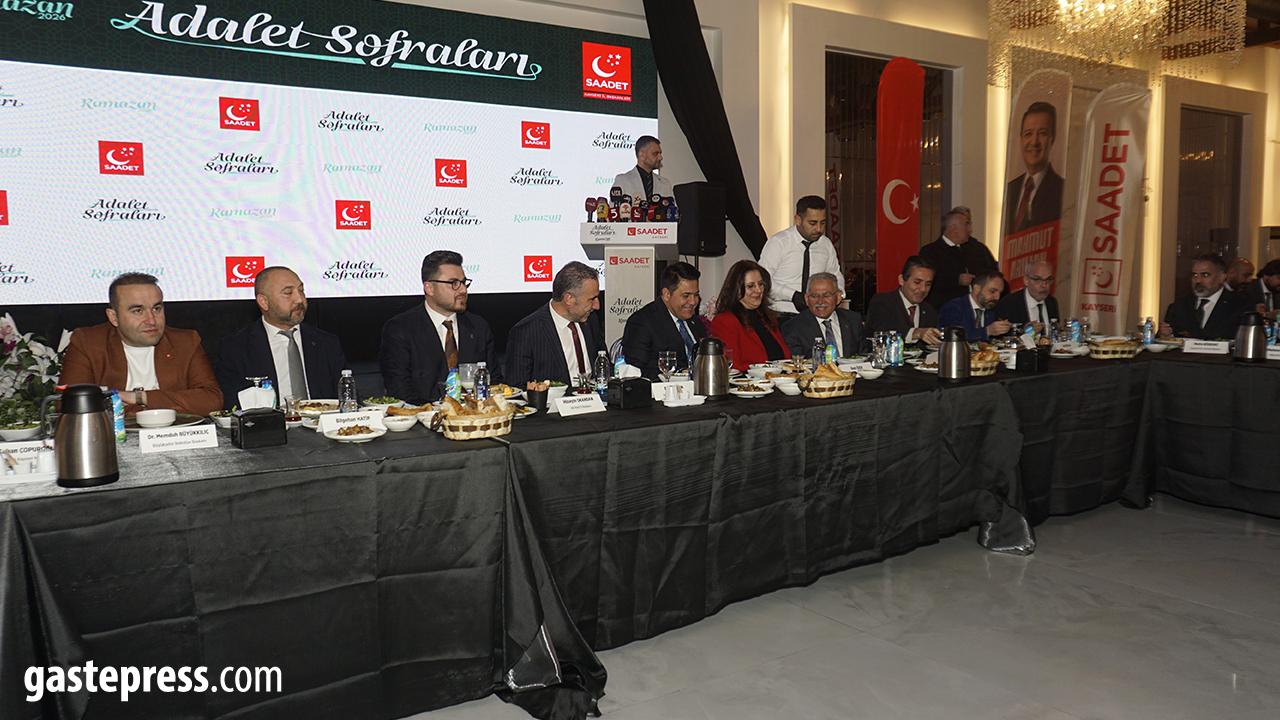 Kayseri’de Siyasi Partiler ‘Adalet Sofrası’nda Buluştu!