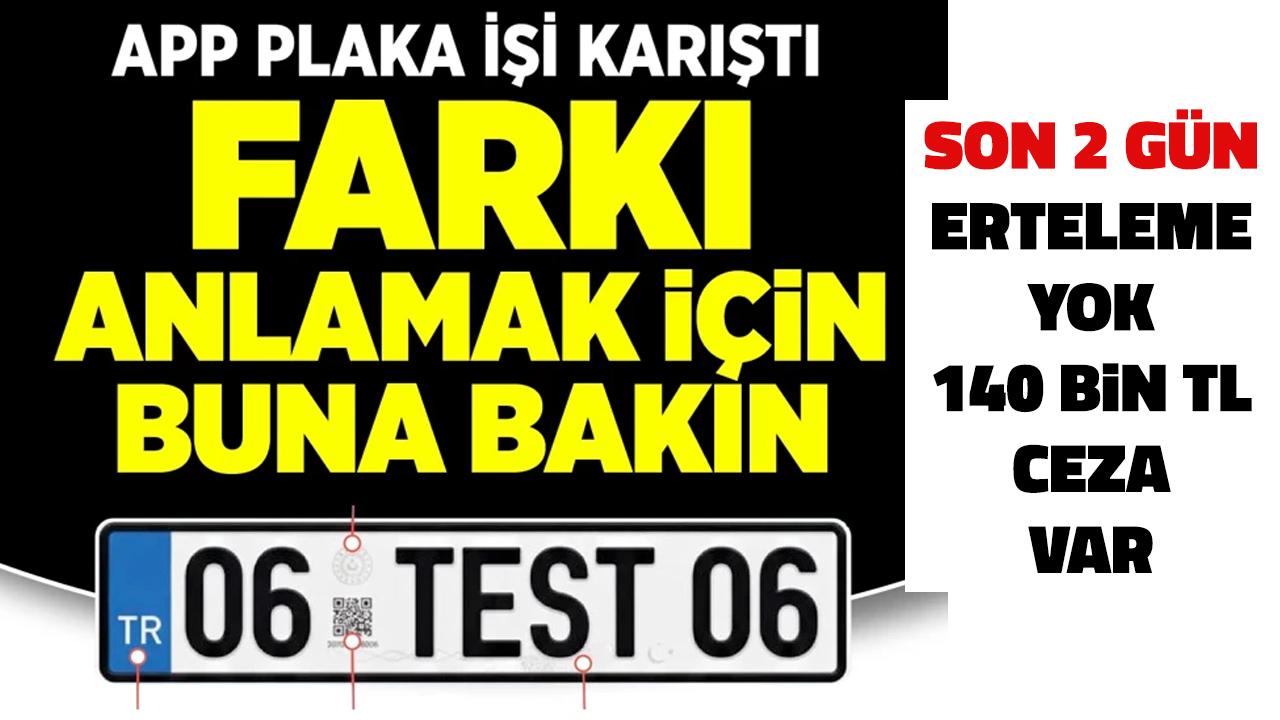 Sahte Plakalara 140 Bin Lira Ceza: 1 Nisan’da Uygulama Başlıyor!
