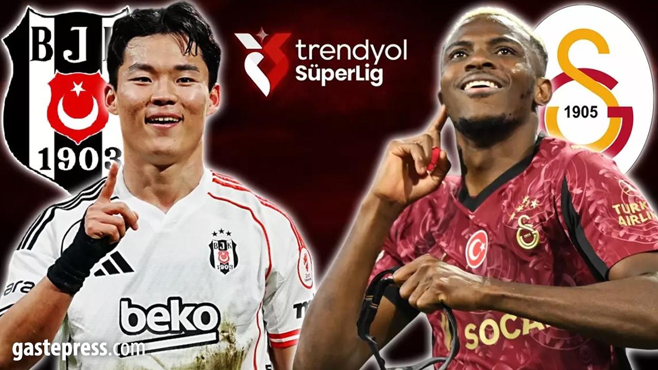 Süper Lig'de dev derbi heyecanı: İşte Beşiktaş - Galatasaray maçında öne çıkanlar...