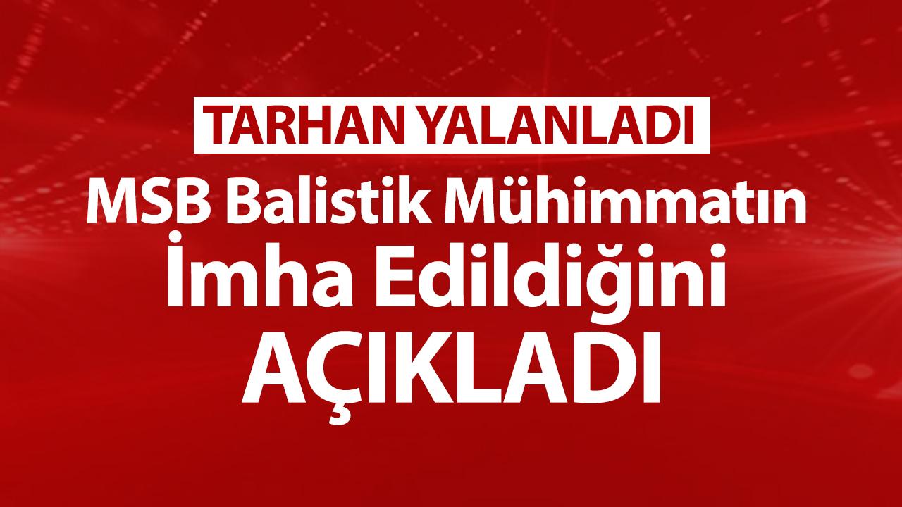 Tahran Yalanladı, MSB Balistik Mühimmatın İmha Edildiğini Açıkladı!