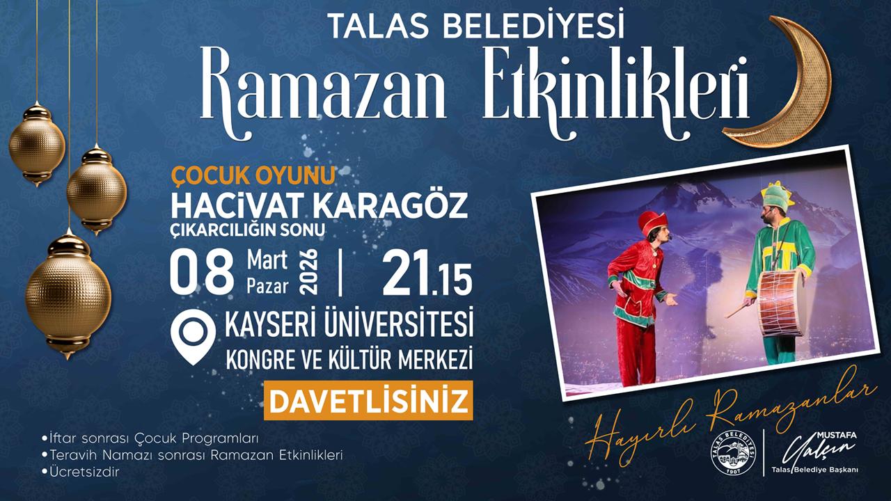 Talas'ın Ramazan etkinliklerinde 3. hafta heyecanı!