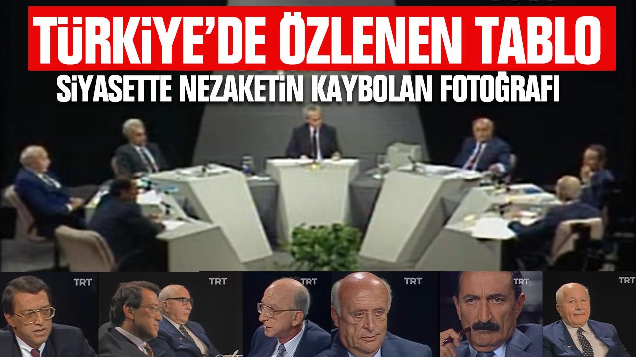 Türkiye’de Özlenen Tablo: Siyasette Nezaketin Kaybolan Fotoğrafı!