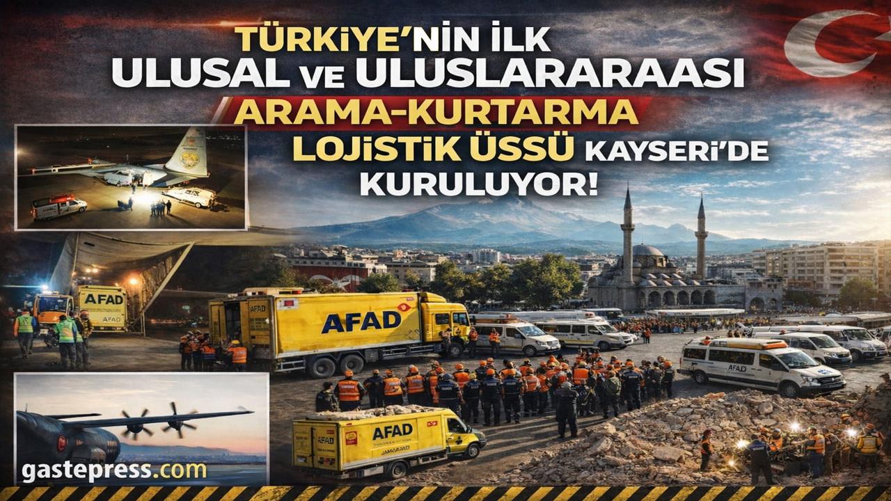 Türkiye’nin İlk Ulusal ve Uluslararası Arama-Kurtarma Lojistik Üssü Kayseri’de Kuruluyor!
