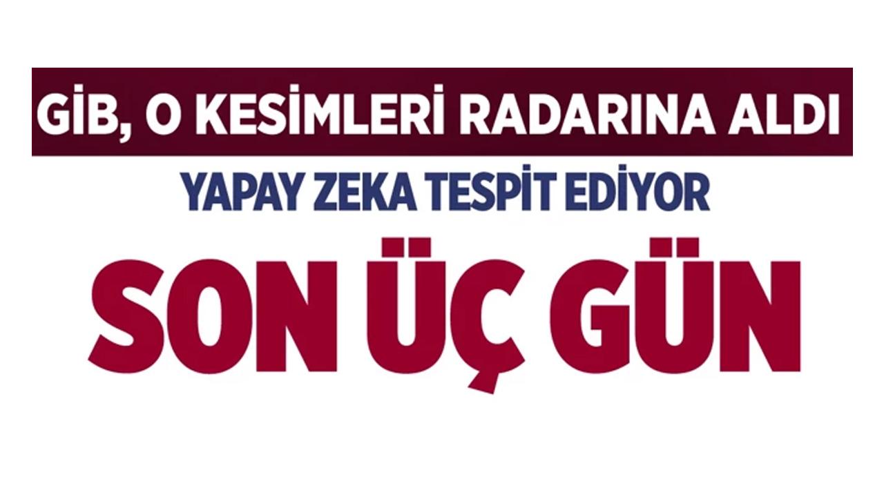 Yapay zeka tek tek tespit ediyor gelir vergisinde son 3 gün Mehmet Şimşek uyardı!