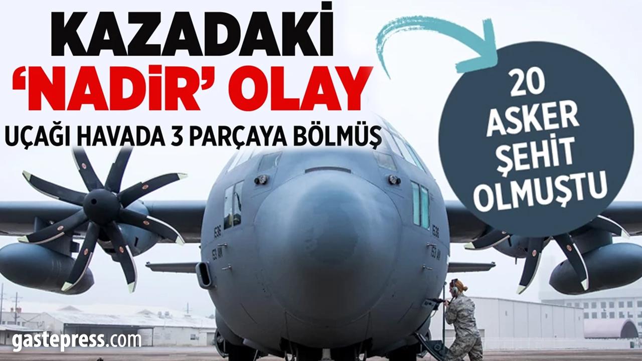 20 şehit verdiğimiz kazayla ilgili esrar! Bu çok nadirmiş 3 parçaya bölünmüş ve...