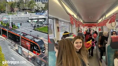 23 Nisan Coşkusu Raylara Taşındı: Kayseri’de “Çocuk Treni”ne Yoğun İlgi!
