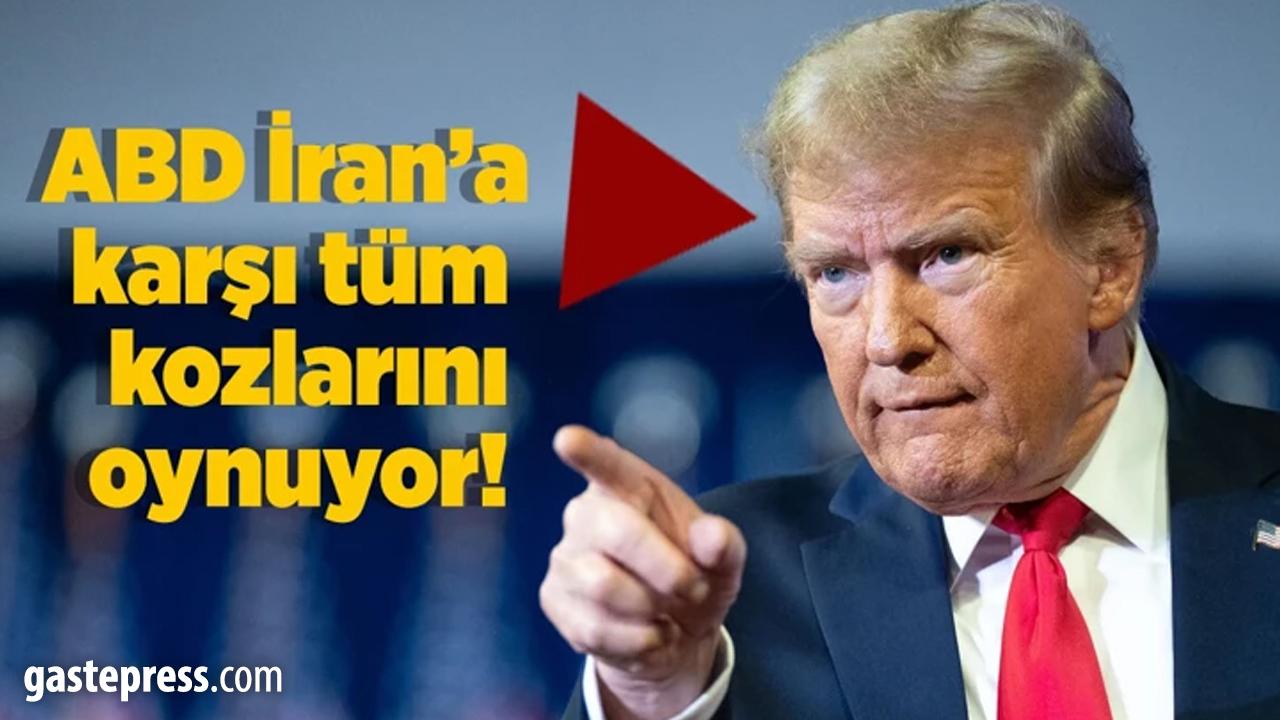 ABD, İran'a karşı tüm kozlarını oynuyor! Bu çok etkili olacak dedi duyurdu!