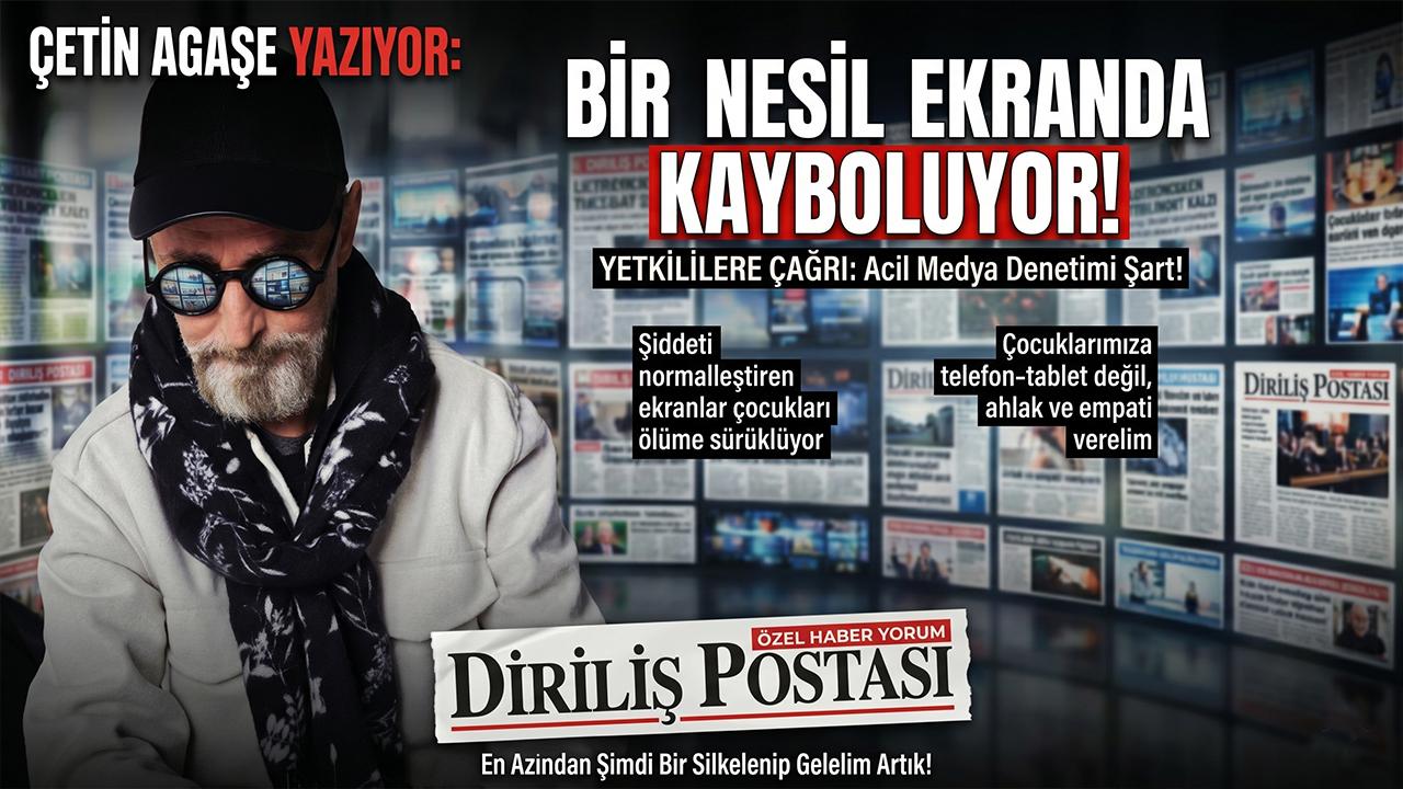 Bir nesil ekranda kayboluyor: Gazeteci Çetin Agaşe’den sert uyarı!