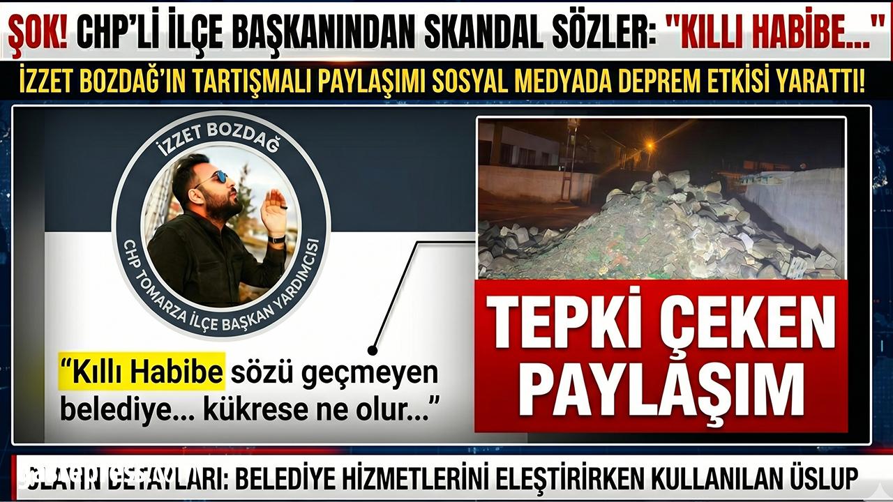 CHP Tomarza’da Tepki Çeken Paylaşım: “Kıllı Habibe…” İfadeleri Gündemde!