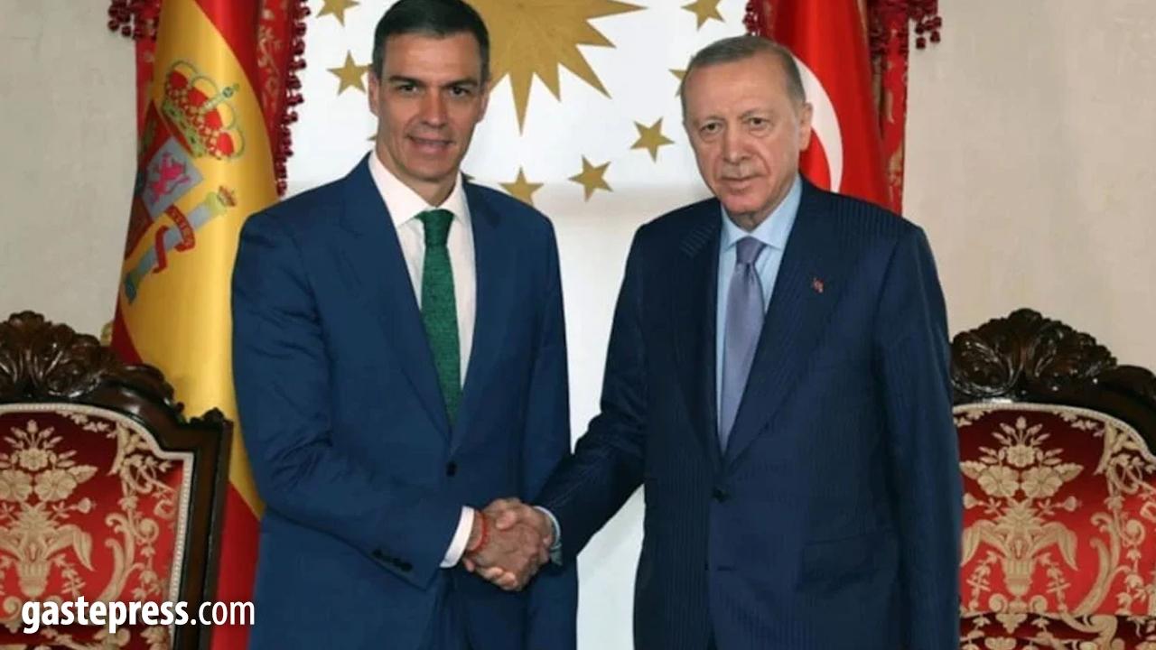 Cumhurbaşkanı Erdoğan, İspanya Başbakanı Pedro Sanchez ile görüştü!