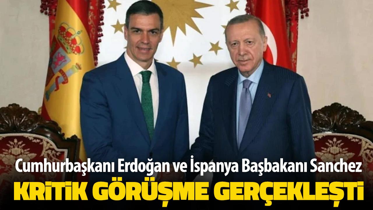 Cumhurbaşkanı Erdoğan, İspanya Başbakanı Pedro Sanchez ile görüştü!