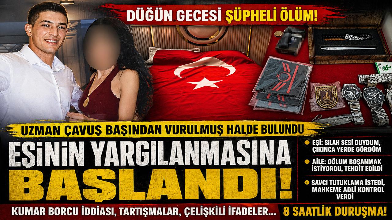 Düğün Gecesi Ölümünde İlk Duruşma: Eşine Tutuksuz Yargılama Kararı!