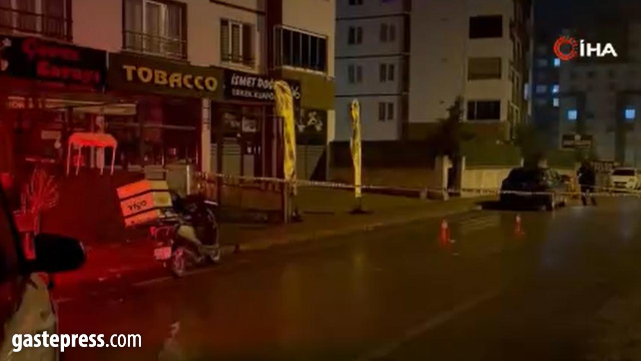 Dükkan kurşunlamak için sahiplerinin çıkmasını bekledi!