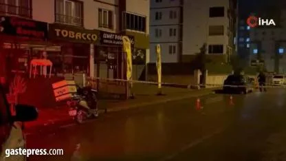 Dükkan kurşunlamak için sahiplerinin çıkmasını bekledi!